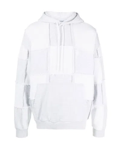 Marcelo Burlon County Of Milan Cross Inside Out Cotton Hoodie In White