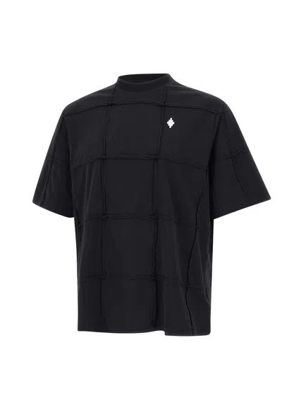 Marcelo Burlon County Of Milan Cross Inside Out Cotton T-shirt In Black