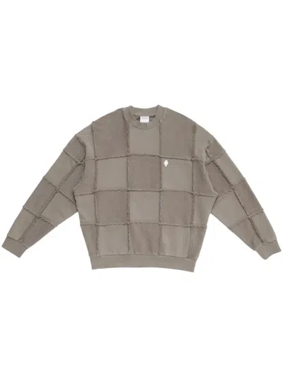 Marcelo Burlon County Of Milan Cross Inside Out Sweatshirt In Grey