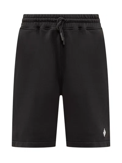 Marcelo Burlon County Of Milan Marcelo Burlon Cotton Basket Shorts In Black