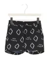 Marcelo Burlon County Of Milan Cross Logo Swimming Shorts In Black