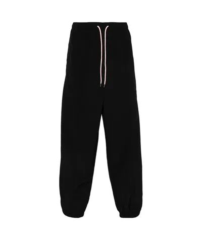 Marcelo Burlon County Of Milan Cross-motif Track Pants In Black