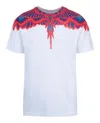 Marcelo Burlon County Of Milan Curves Wings T-shirt In Multi