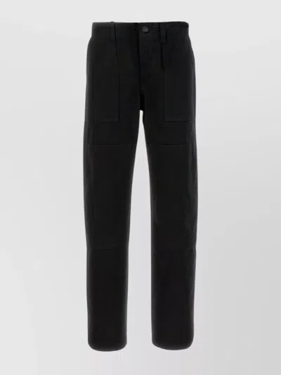 Marcelo Burlon County Of Milan Denim Trousers With Pockets And Loops In Black