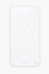 Marcelo Burlon County Of Milan Embossed Printed Sheer Technofolk Xs Iphone Case