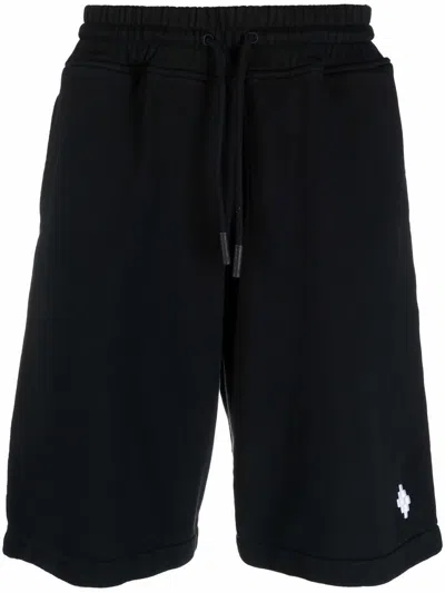 Marcelo Burlon County Of Milan Marcelo Burlon Cotton Basket Shorts In Black