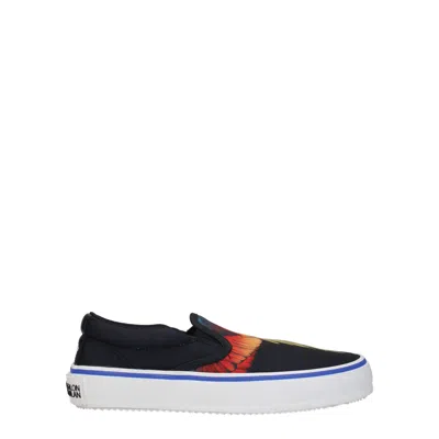 Marcelo Burlon County Of Milan Fabric Slip-on Men's Loafer In Black