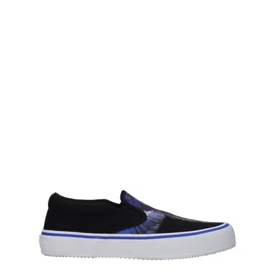 Marcelo Burlon County Of Milan Fabric Slip-on Men's Loafer In Black