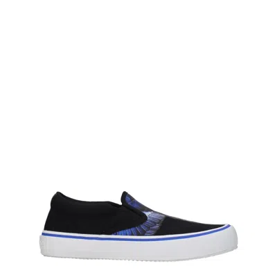 Marcelo Burlon County Of Milan Fabric Slip-on Men's Loafer In Black