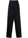 Marcelo Burlon County Of Milan Marcelo Burlon Feather Over Tailored Pants In Black