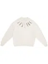 Marcelo Burlon County Of Milan Feather-print Crew-neck Jumper