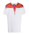 Marcelo Burlon County Of Milan Feather Printed T-shirt In White