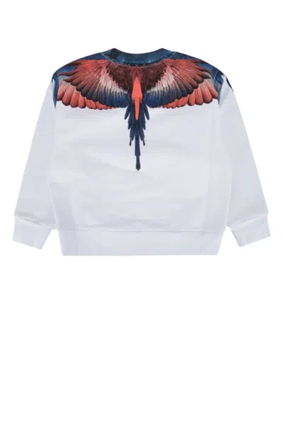 Marcelo Burlon County Of Milan Kids' Felpa In Whitecora