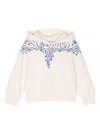 Marcelo Burlon County Of Milan Fluid Wings Cotton Hoodie In White