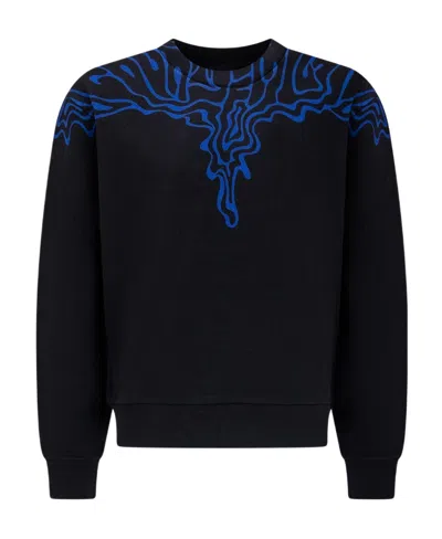 MARCELO BURLON COUNTY OF MILAN MARCELO BURLON COUNTY OF MILAN KIDS FLUID WINGS CREWNECK SWEATSHIRT