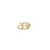 Marcelo Burlon County Of Milan Gold Round County Bracelet In Gold