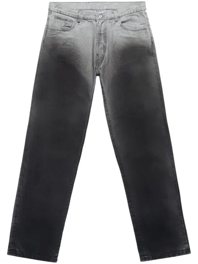 Marcelo Burlon County Of Milan Gradient-effect Jeans In Black