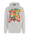 Marcelo Burlon County Of Milan Graphic-print Cotton Hoodie In White