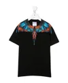 Marcelo Burlon County Of Milan Graphic-print Cotton T-shirt In Black