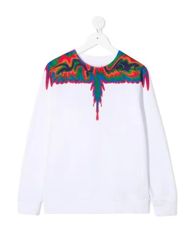 Marcelo Burlon County Of Milan Graphic Print Sweatshirt In White