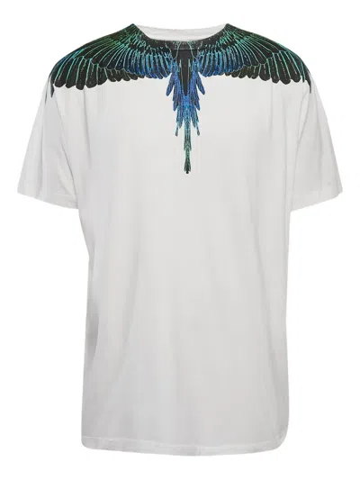 Pre-owned Marcelo Burlon County Of Milan Graphic-print T-shirt In White