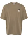 Marcelo Burlon County Of Milan Graphic Printed Crewneck T-shirt In Neutrals