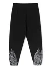 Marcelo Burlon County Of Milan Graphic-print Track Pants In Black