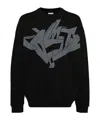 Marcelo Burlon County Of Milan Graphic-printed Sweatshirt In Black
