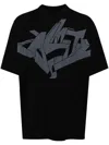 Marcelo Burlon County Of Milan Graphic-printed T-shirt In Black