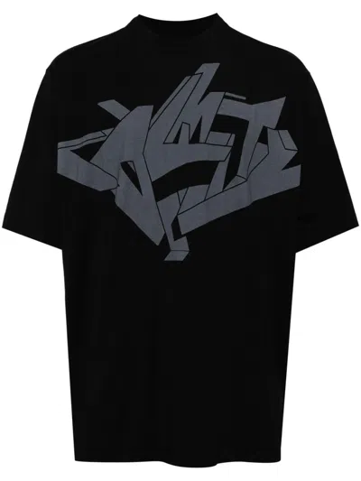 Marcelo Burlon County Of Milan Graphic-printed T-shirt In Black