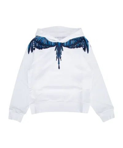 Marcelo Burlon County Of Milan Grizzling Wings Hoodie In White