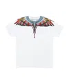 Marcelo Burlon County Of Milan Grizzly Wings Cotton T-shirt In Multicolor