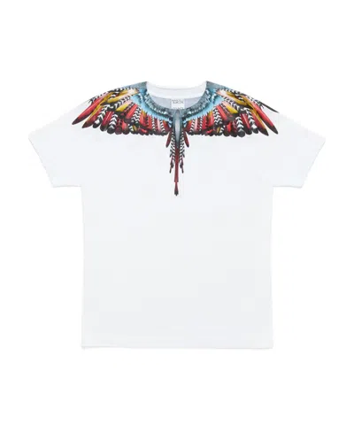 Marcelo Burlon County Of Milan Grizzly Wings Cotton T-shirt In Multicolor