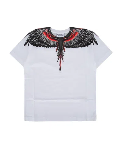 Marcelo Burlon County Of Milan Grizzly Wings Cotton T-shirt In White