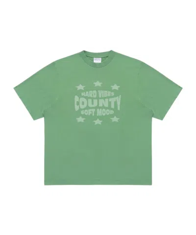 Marcelo Burlon County Of Milan Hard Vibes T-shirt In Green