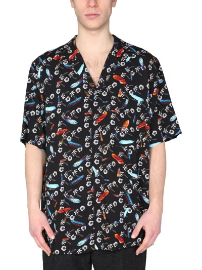 MARCELO BURLON COUNTY OF MILAN HAWAII SHIRT