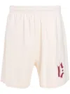Marcelo Burlon County Of Milan Headletter Comfy Shorts In 中間色