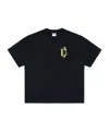 Marcelo Burlon County Of Milan Headletter T-shirt In Black/green