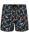 Marcelo Burlon County Of Milan Marcelo Burlon Man Swim Trunks Black Size Xxl Polyester
