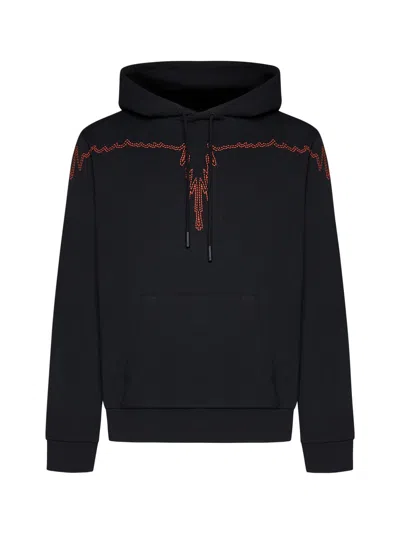 MARCELO BURLON COUNTY OF MILAN HOODED SWEATSHIRT