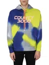 Marcelo Burlon County Of Milan Felpa County 3000 In Cotone Con Cappuccio In Multi