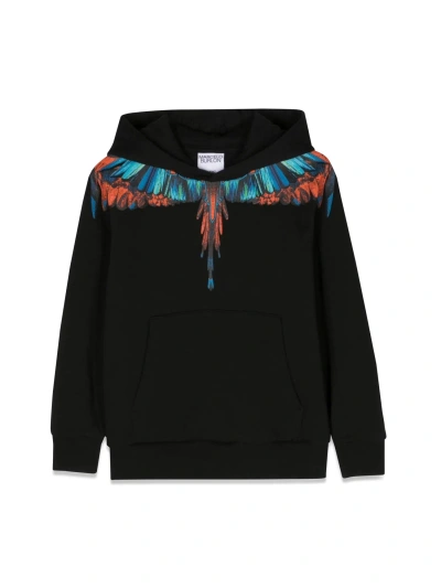 Marcelo Burlon County Of Milan Kids' Hoodie In Black