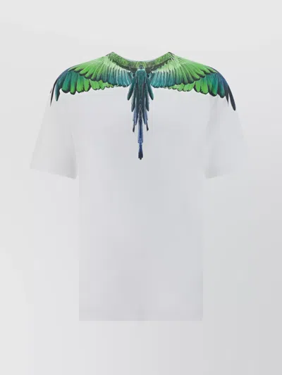 Marcelo Burlon County Of Milan Icon Wings Embroidered T-shirt In White