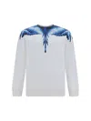 MARCELO BURLON COUNTY OF MILAN MARCELO BURLON COUNTY OF MILAN ICON WINGS PRINTED CREWNECK SWEATSHIRT