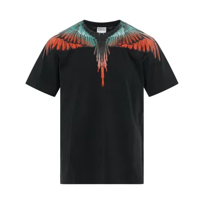Marcelo Burlon County Of Milan Icon Wings Regular Fit T-shirt In Black