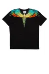Marcelo Burlon County Of Milan Icon Wings T-shirt In Blackmultico