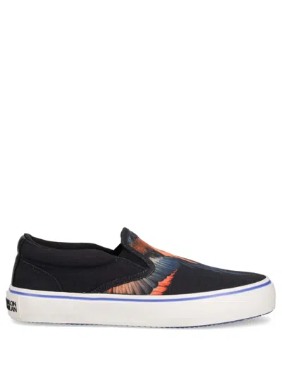Marcelo Burlon County Of Milan Icon Wings Sneakers In Black