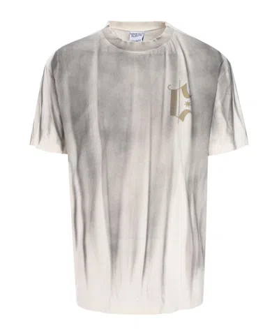 Marcelo Burlon County Of Milan Item O-neck Short-sleeved T-shirt In Gray
