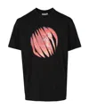 Marcelo Burlon County Of Milan Kids Graphic Printed Crewneck T-shirt In Black