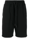 Marcelo Burlon County Of Milan Knee-length Track Shorts In Black